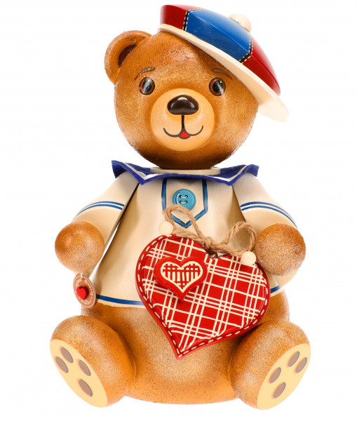 Hubrig Hubiduu ® - Teddy mit Herz - Ben, Mein bester Freund - mit Spielwerk - 25cm